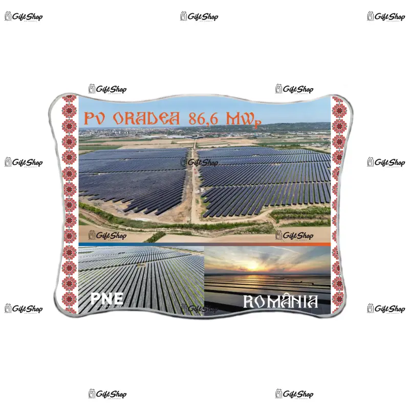 Magnet din ceramica, model ondulat